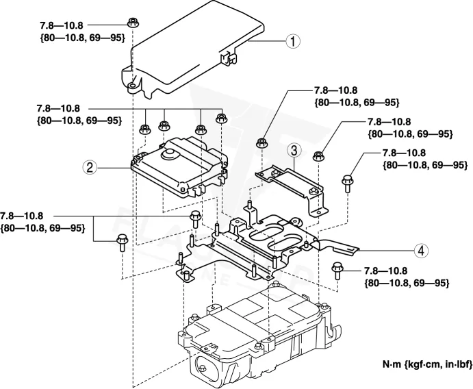 2011 Mazda RX-8 PCM location diagram