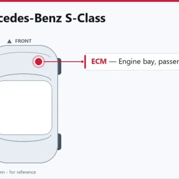 2011 Mercedes-Benz S-Class 3.5L ECM Replacement Guide