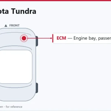 2011 Toyota Tundra ECM Replacement Guide and Labor Time Facts