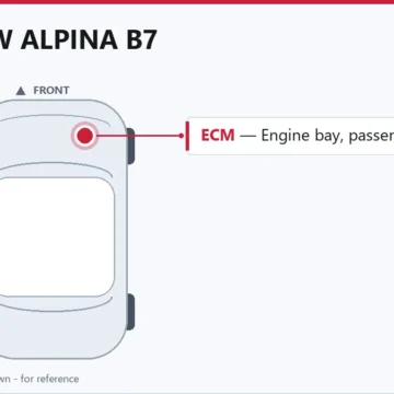 2012 BMW Alpina B7 PCM Replacement Guide