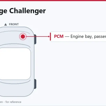 2012 Dodge Challenger PCM/ECM Replacement Guide