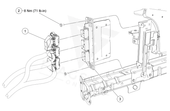 2012 Ford Mustang PCM location diagram