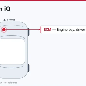 2012 Scion iQ Powertrain Control Module Replacement