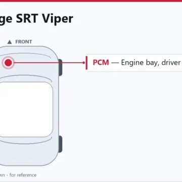 2013 Dodge SRT Viper Powertrain Control Module Replacement