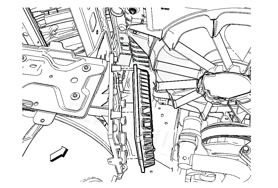 2014 Chevrolet Silverado PCM location diagram