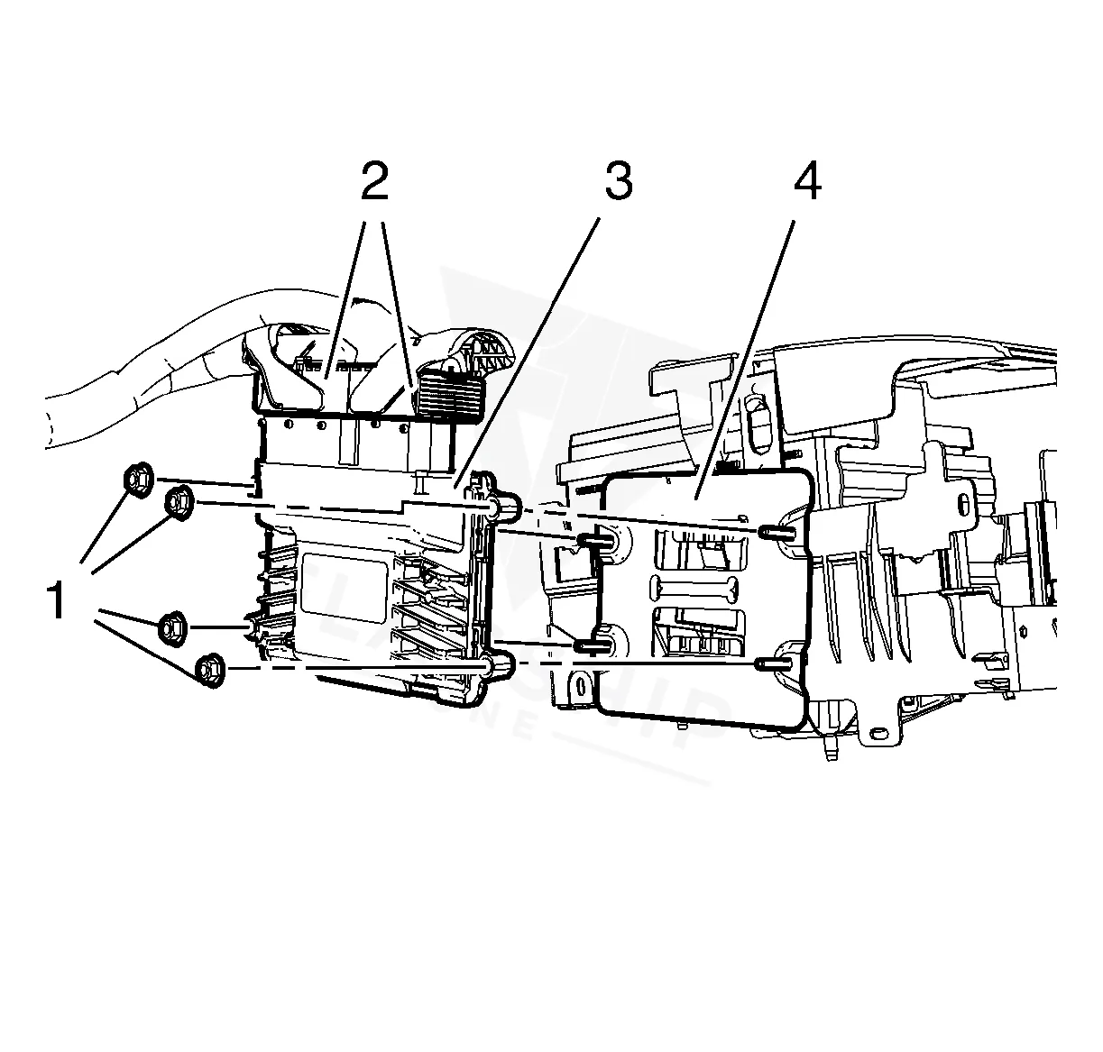 2015 Chevrolet Cruze PCM location diagram