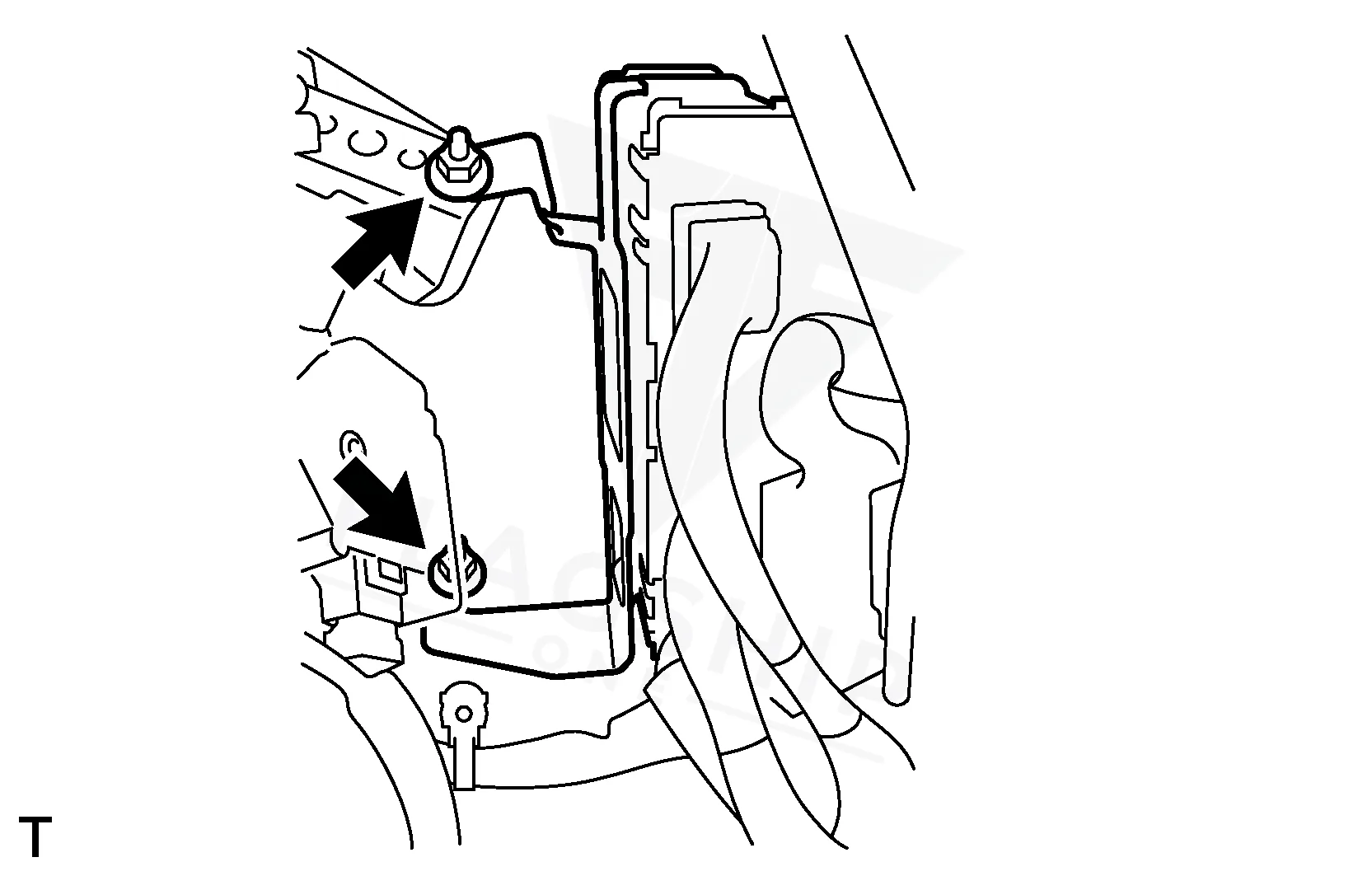 2015 Scion FR-S PCM location diagram
