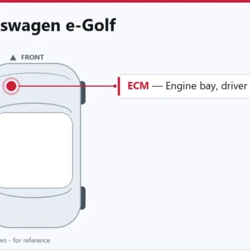 2015 Volkswagen e-Golf Engine Computer Module Guide
