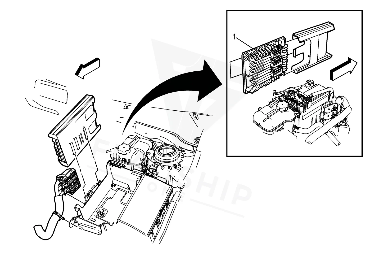 2016 Buick LaCrosse PCM location diagram