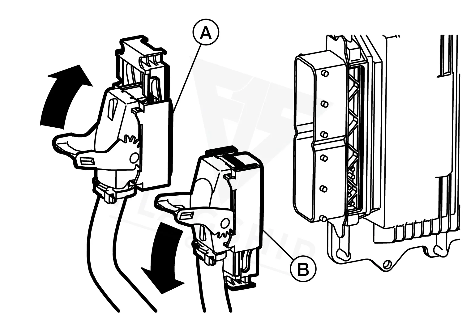 2016 Nissan Titan XD PCM location diagram