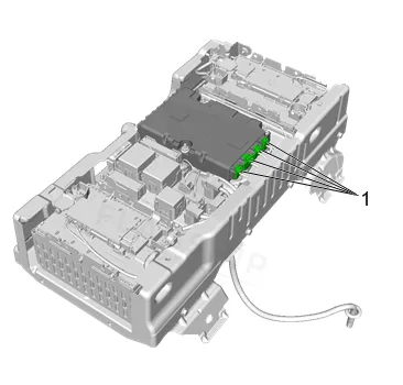2017 GMC Sierra PCM location diagram