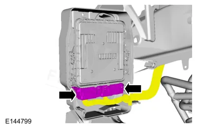 2018 Ford Focus PCM location diagram