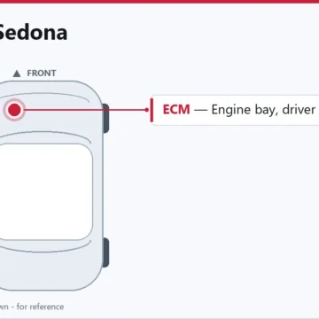 2018 Kia Sedona 3.3L PCM Replacement