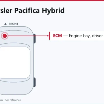 2019 Chrysler Pacifica Hybrid PCM & ECM Replacement Guide