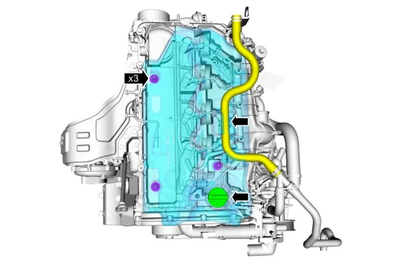 2019 Ford Transit Van ECM location diagram