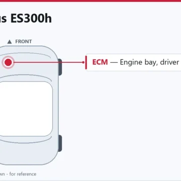 2020 Lexus ES300h PCM Relearn and Reset