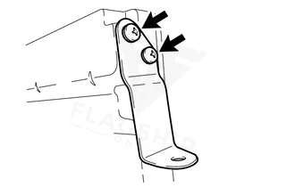 Figure from the factory control-module removal procedure for the 2020 Lexus RC300