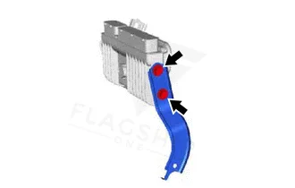 Figure from the factory control-module removal procedure for the 2020 Lexus RX450h