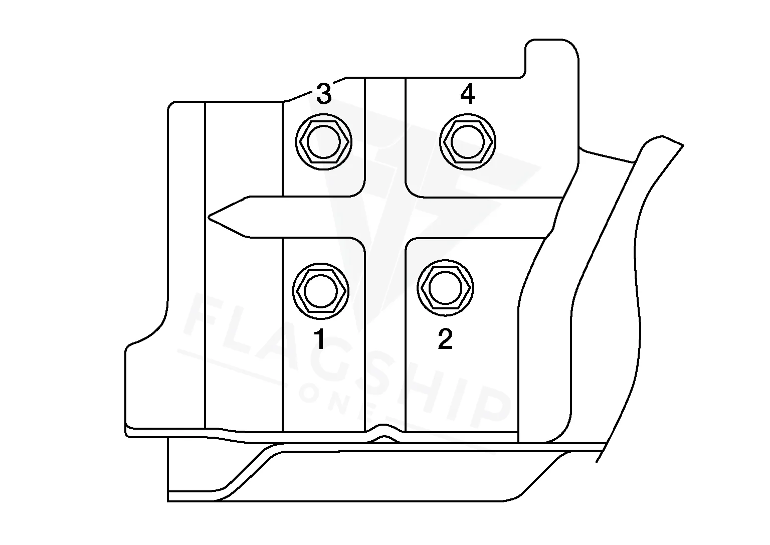 2020 Nissan Rogue PCM location diagram