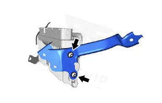 Figure from the factory control-module removal procedure for the 2020 Toyota Prius