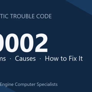 B0002 Code Symptoms, Causes, Diagnosis and Complete Repair Guide