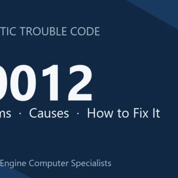 B0012 Code Symptoms, Common Causes, and Repair Steps Guide for ECM