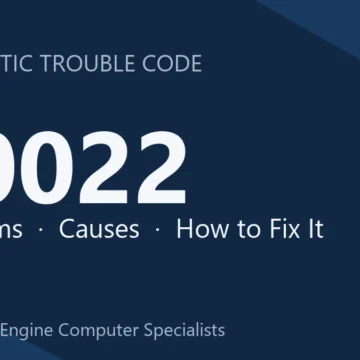 B0022 Code Symptoms, Causes & Comprehensive Repair Guide Step-by-Step