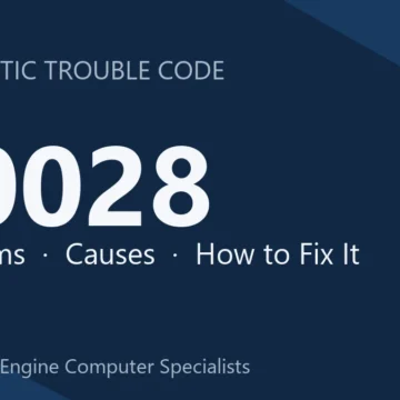 B0028 Code Symptoms, Causes, Diagnosis and Repair Guide for Module