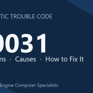 B0031 Code Symptoms, Causes, Diagnosis & Repair Guide – Step by Step