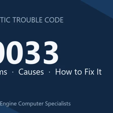 B0033 Code Symptoms, Causes, Diagnosis & Repair Guide and Programming