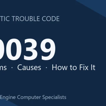 B0039 Code Symptoms, Causes, Diagnosis, Repair & Cost Overview