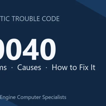 B0040 Code Symptoms, Causes, Diagnostic Steps & Repair Guide Overview