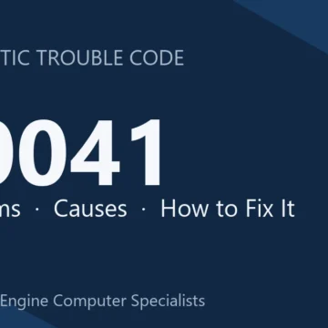 B0041 Code Symptoms, Causes, Diagnosis & Repair Cost Estimate Guide