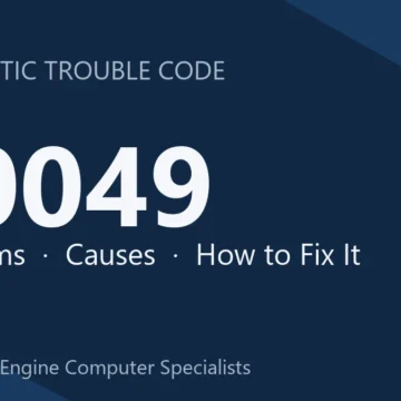 B0049 Code Symptoms, Causes, Diagnosis and Repair Guide Steps