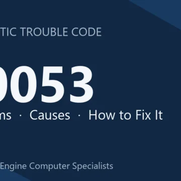 B0053 Code Symptoms, Causes, Diagnostic Tips, Cost & Safety Impact