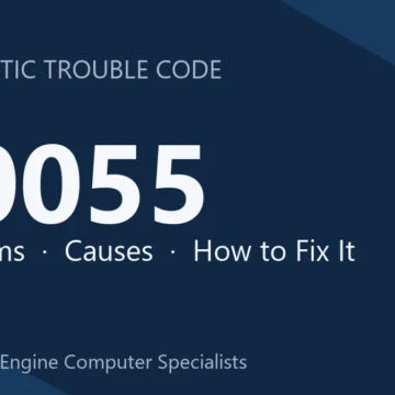 B0055 Code Symptoms, Causes, Diagnosis and Repair Procedures
