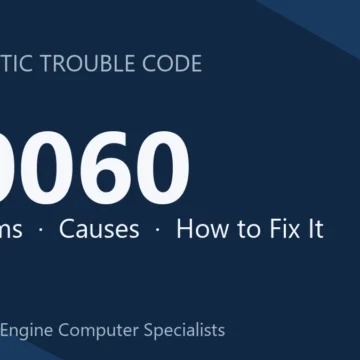 B0060 Code Symptoms, Causes, Diagnosis and Full Repair Guide