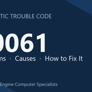 B0061 Code Symptoms, Causes, Diagnosis and Repair Guide with Cost