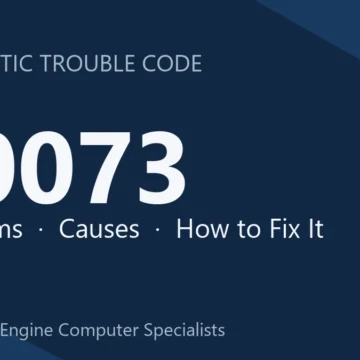 B0073 Code Symptoms, Causes, Diagnosis, Repair & Pricing Guide