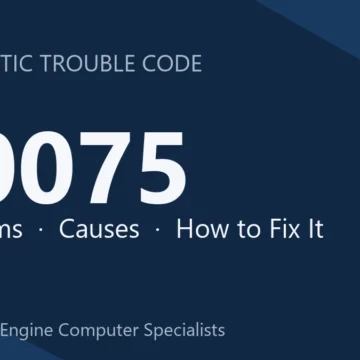 B0075 Code Symptoms, Causes, Diagnosis & Repair Procedures Guide