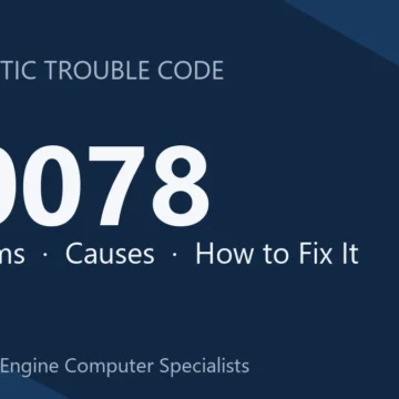 B0078 Code Symptoms, Causes, Diagnosis and Repair Guide–Full Details