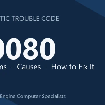 B0080 Code Symptoms, Causes, Diagnosis and Repair Guide Procedures