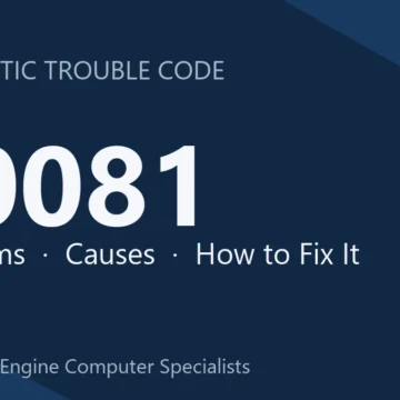 B0081 Code Symptoms, Causes, Diagnosis, Repair & Cost Overview