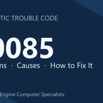B0085 Code Symptoms, Causes, Diagnosis and Repair Guide for Drivers