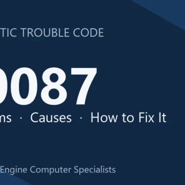 B0087 Code Symptoms, Causes, Diagnosis & Repair Complete Overview