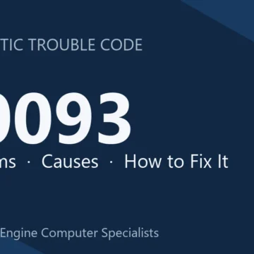 B0093 Code Symptoms, Causes, Diagnosis & Repair Guide – Step by Step