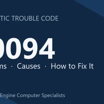 B0094 Code Symptoms, Causes, Diagnosis, Repair & Cost Estimate