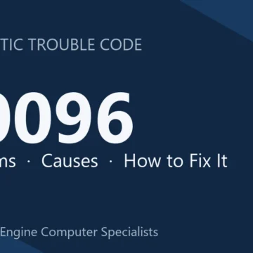 B0096 Code Symptoms, Causes, Diagnosis, Repair Costs & Safety