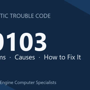 B0103 Code Symptoms, Causes, Diagnosis & Repair, Programming Costs