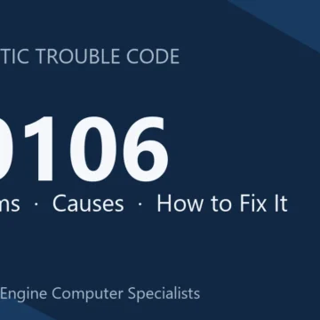 B0106 Code Symptoms, Causes, Diagnosis & Repair Overview Guide
